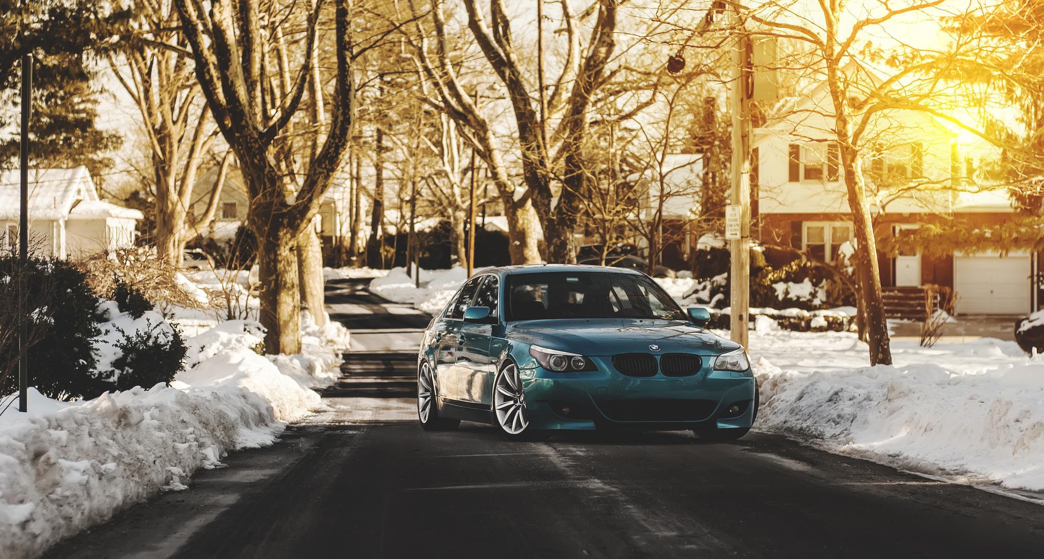 stance, Bmw, Blue, E60, Tuning, Green, 528i, M5 Wallpaper HD / Desktop and Mobile Background