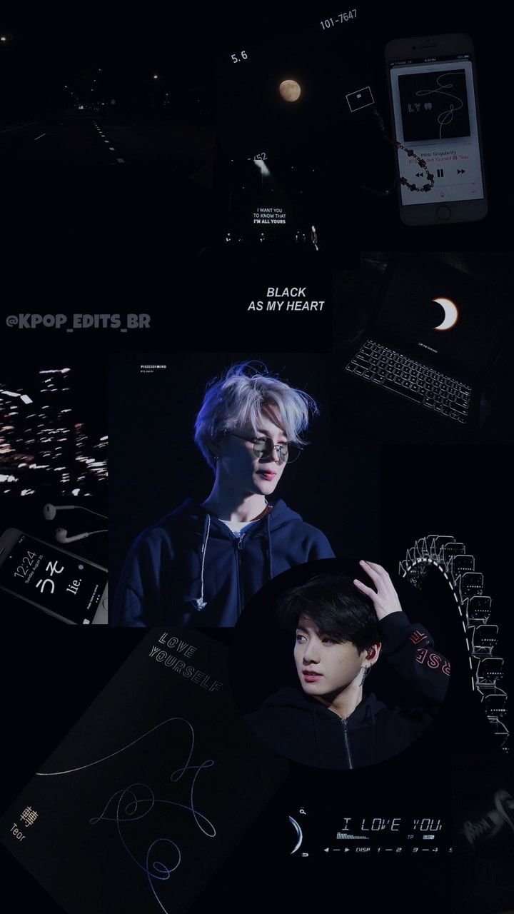 BTS Dark Aesthetic Wallpaper