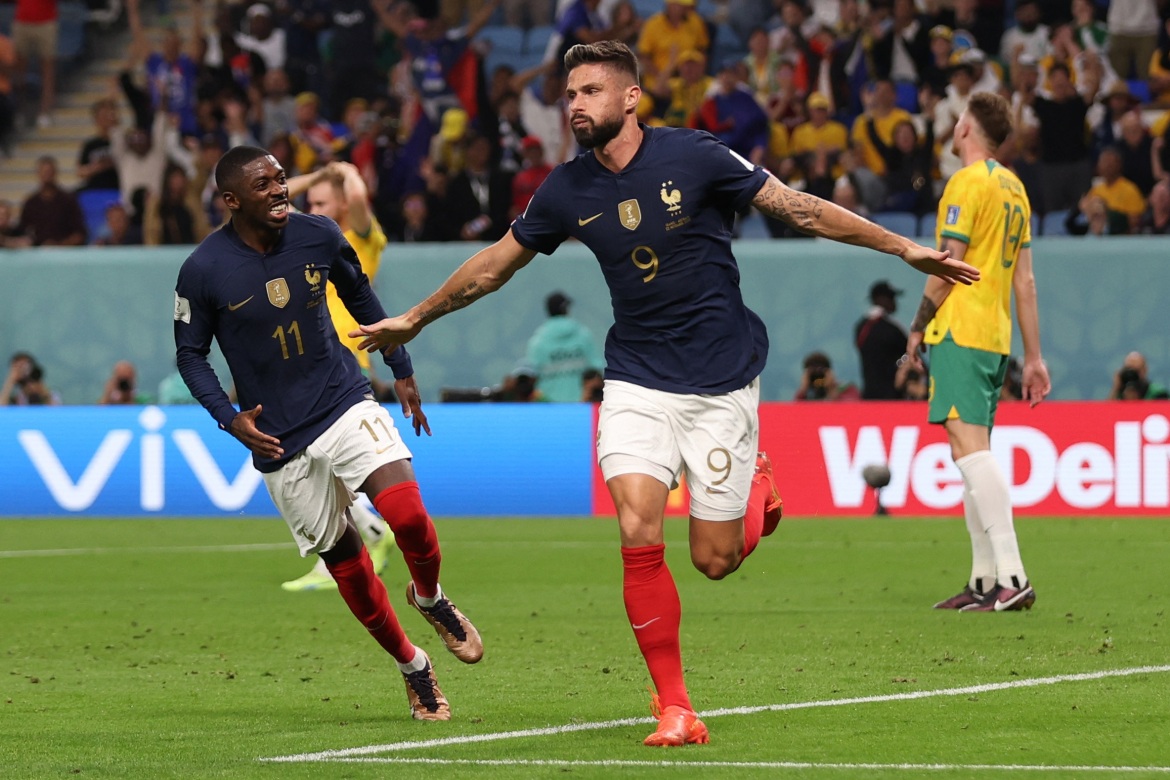 Photos: Giroud Equals Record As Holders France Beat Australia 4 1. In Picture News