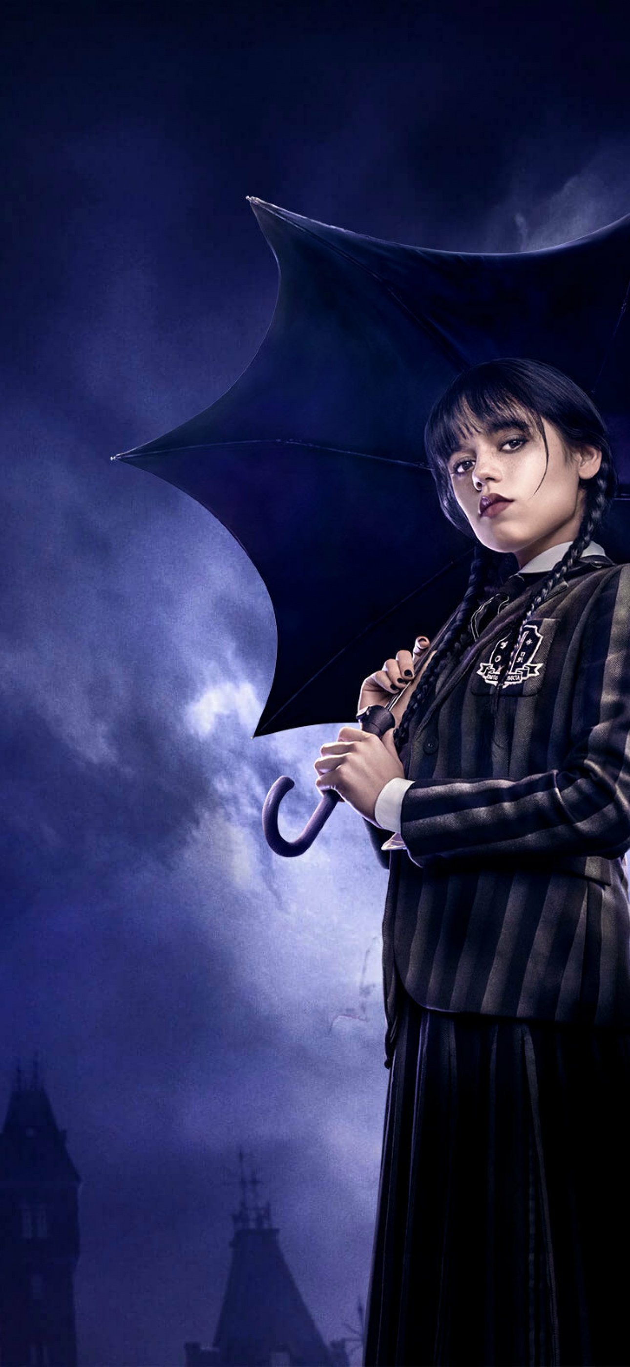 Jenna Ortega as Wednesday Addams Wallpaper 4K, Netflix series, Movies