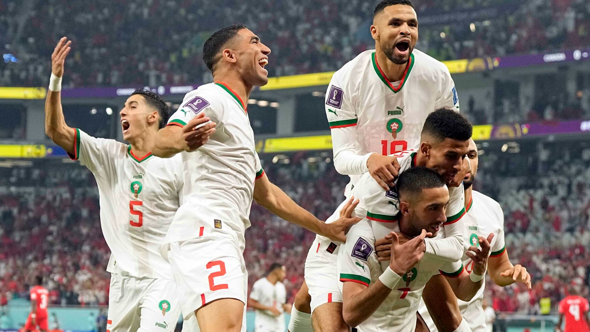 World Cup 2022 1 2 Morocco: North Africans Top Group F To Reach Last 16 For First Time In 36 Years