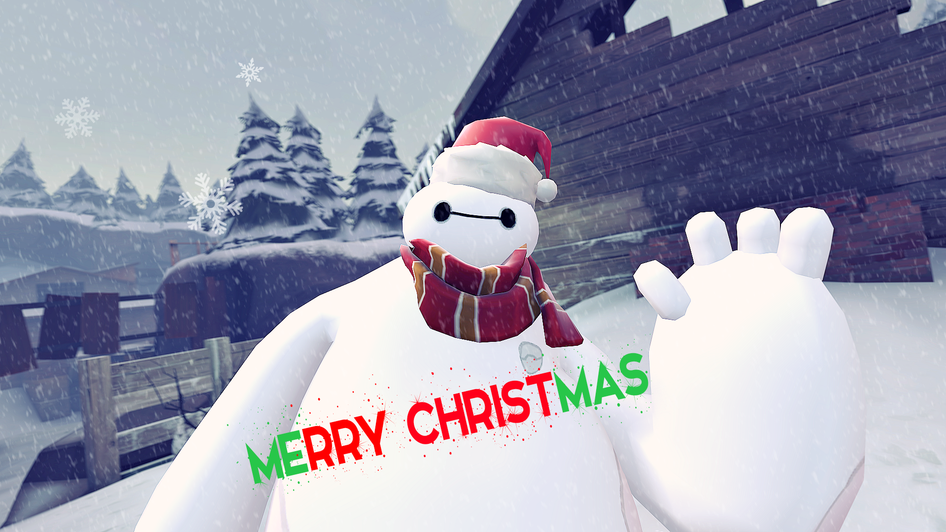 Baymax Ready for Christmas