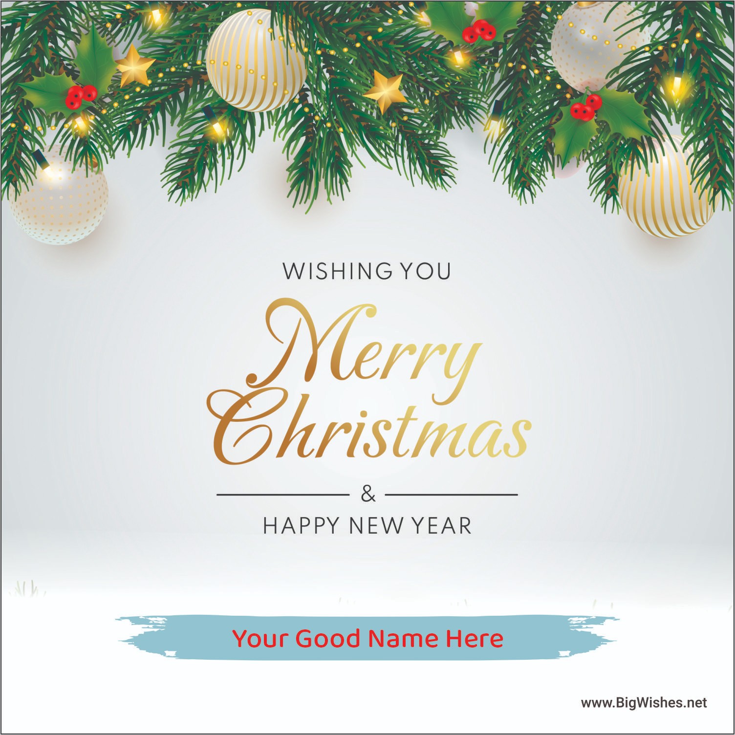 Merry Christmas 2022 & Happy New Year 2023 Wishes Card for Best Friend