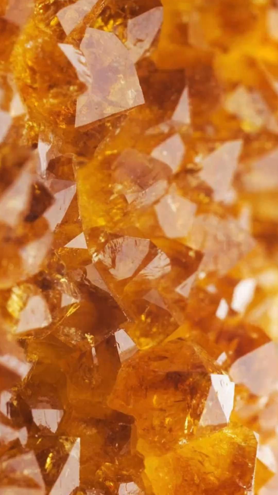 Citrine Crystal Clusters (The Crystal Arch on Depop). Crystal background, Crystal photography, Crystals