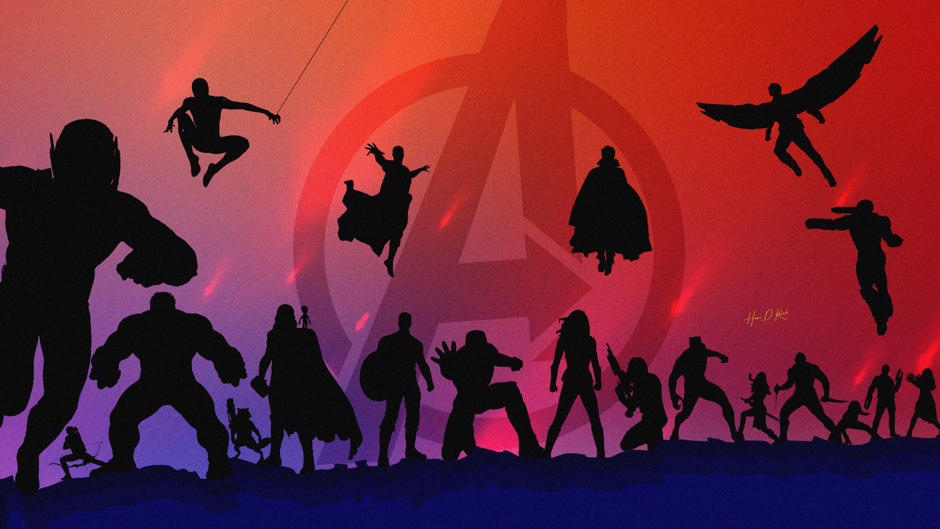 avengers silhouette