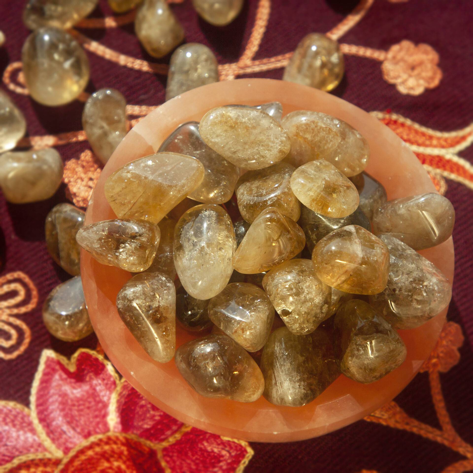 Sage Goddess Tumbled Smoky Citrine for manifesting your dreams
