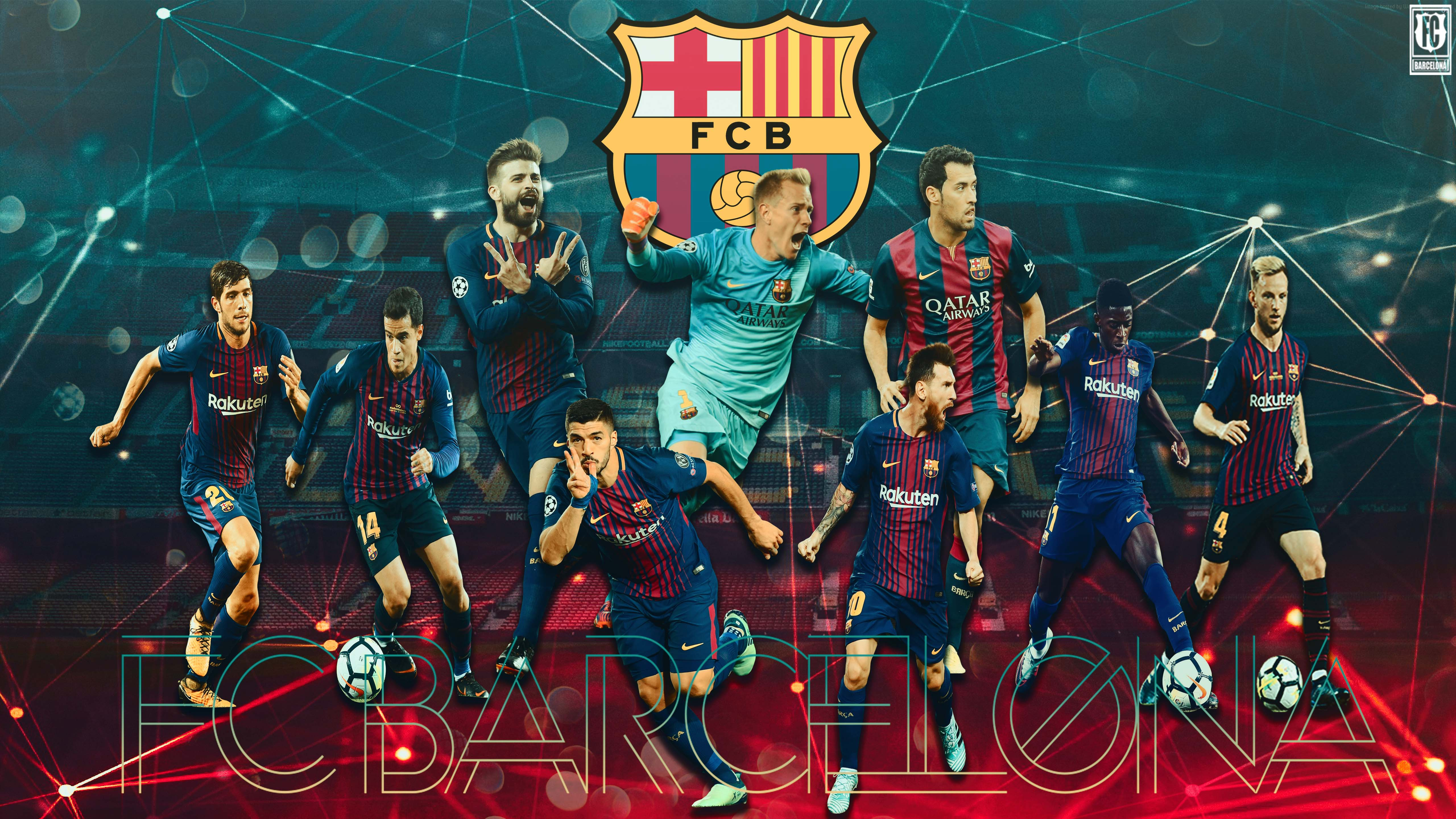 Download wallpaper: FC Barcelona 5120x2880