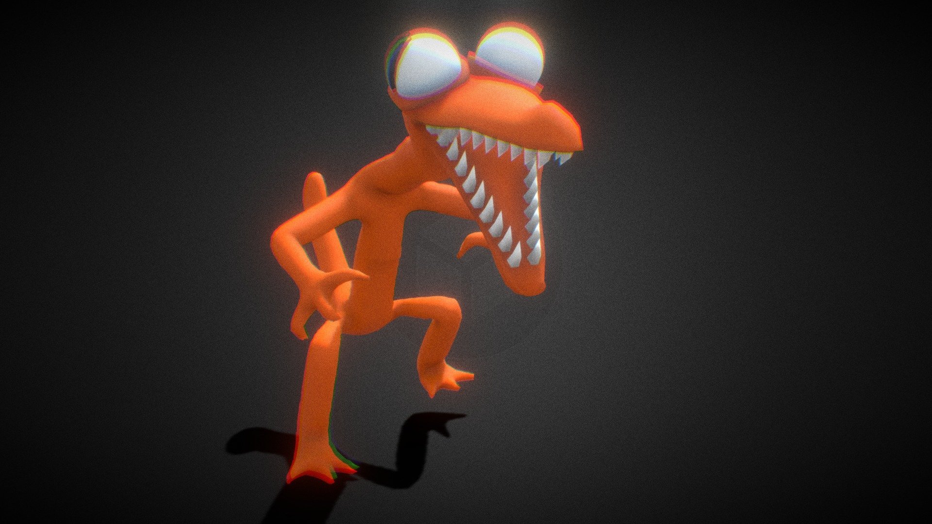 Orange [RainbowFriends](but i rig ಥ◡ಥ) Free 3D model by