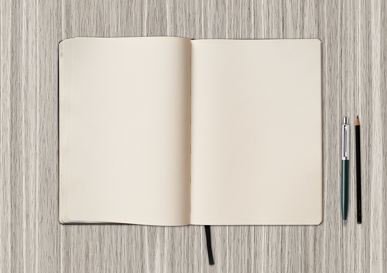 Download free photo of Book, blank, write, writing, pen