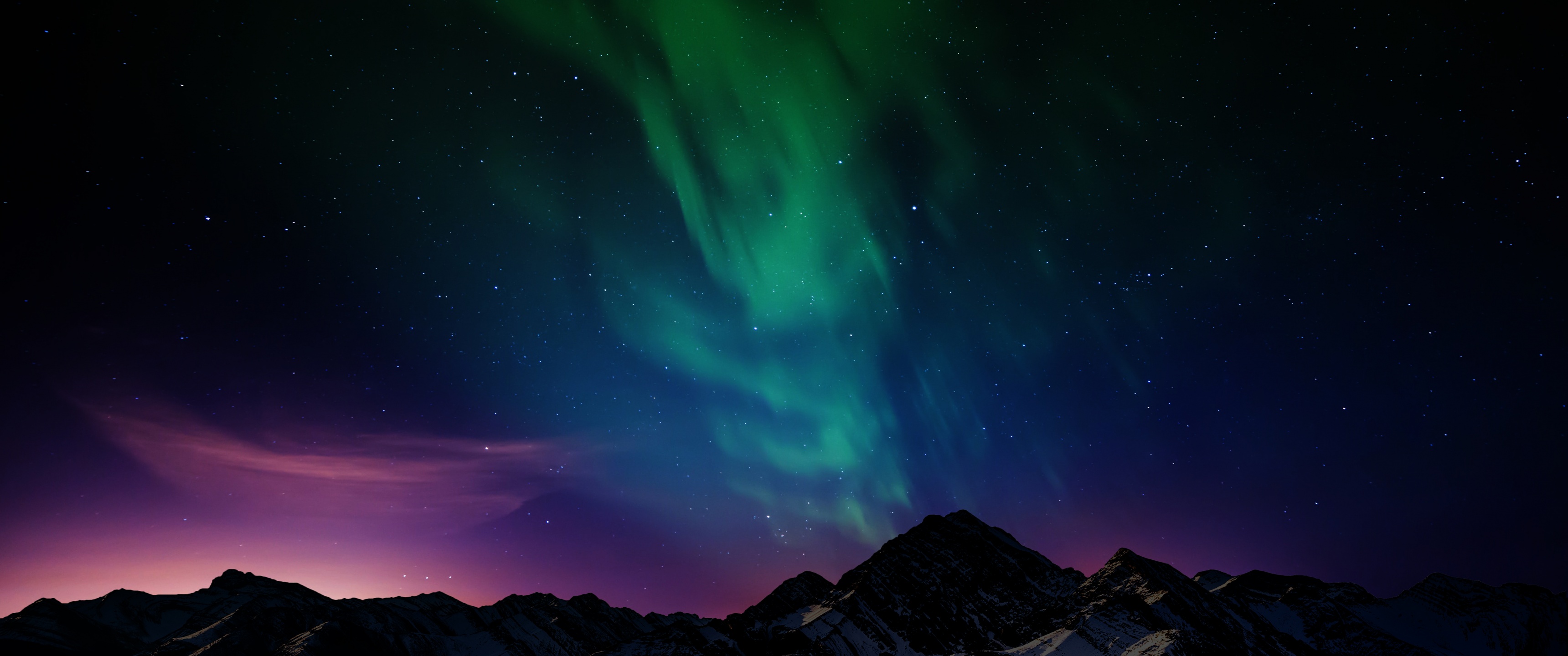 Aurora Borealis Wallpaper 4K, Scenic