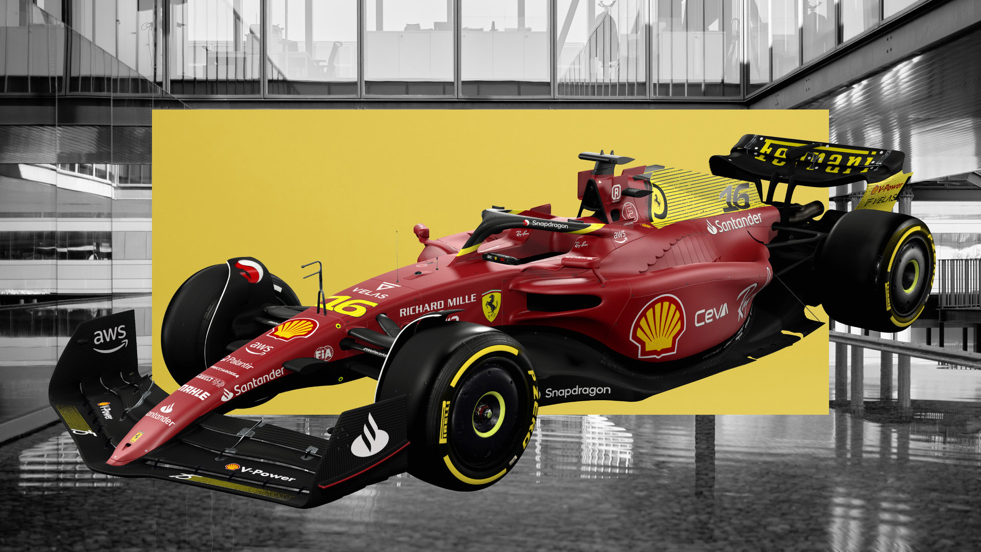 Ferrari unveil special livery with a