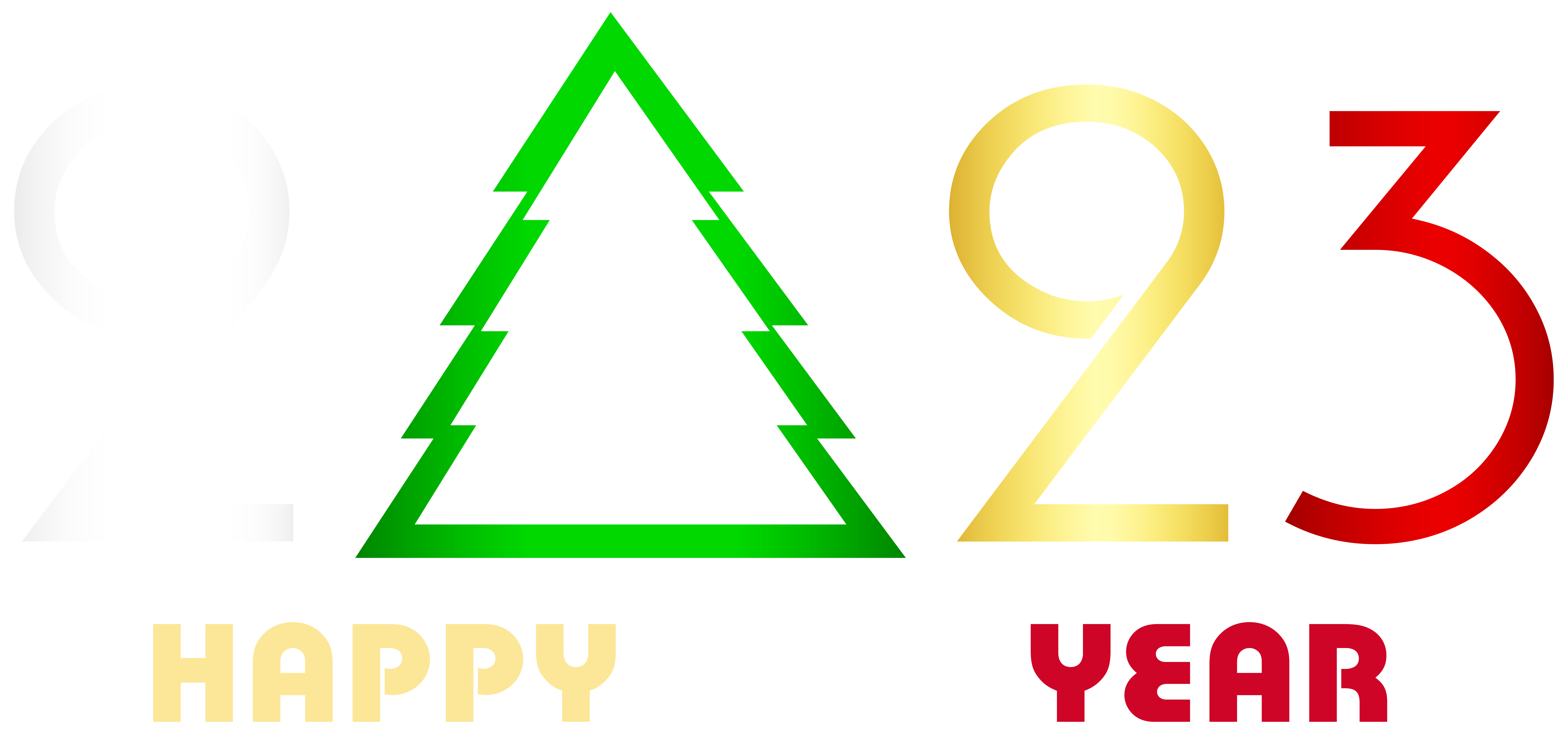 2023 Happy New Year PNG Transparent Clipart​-Quality Free Image and Transparent PNG Clipart
