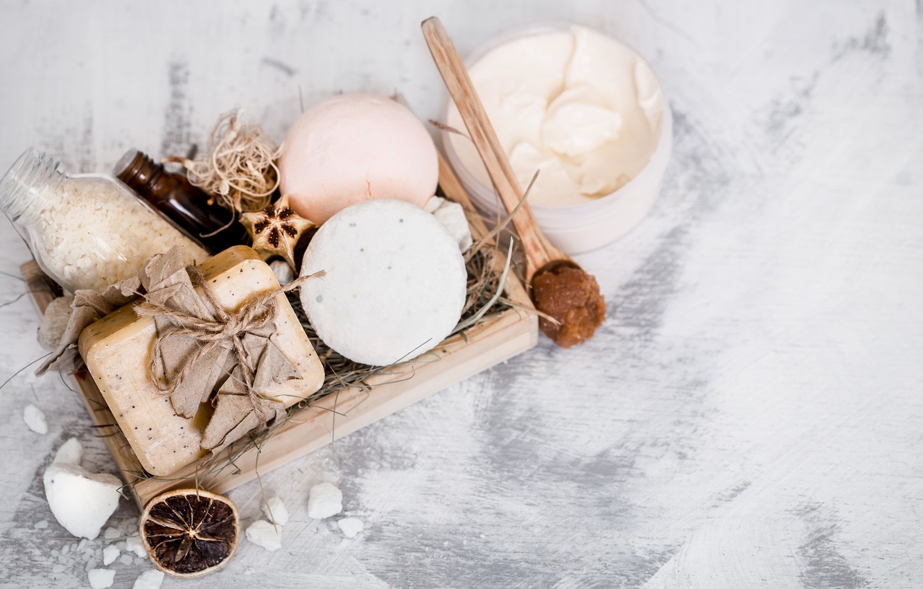 Wallpaper box, oil, soap, relax, cream, Spa, salt, spa, bottle image for desktop, section разное