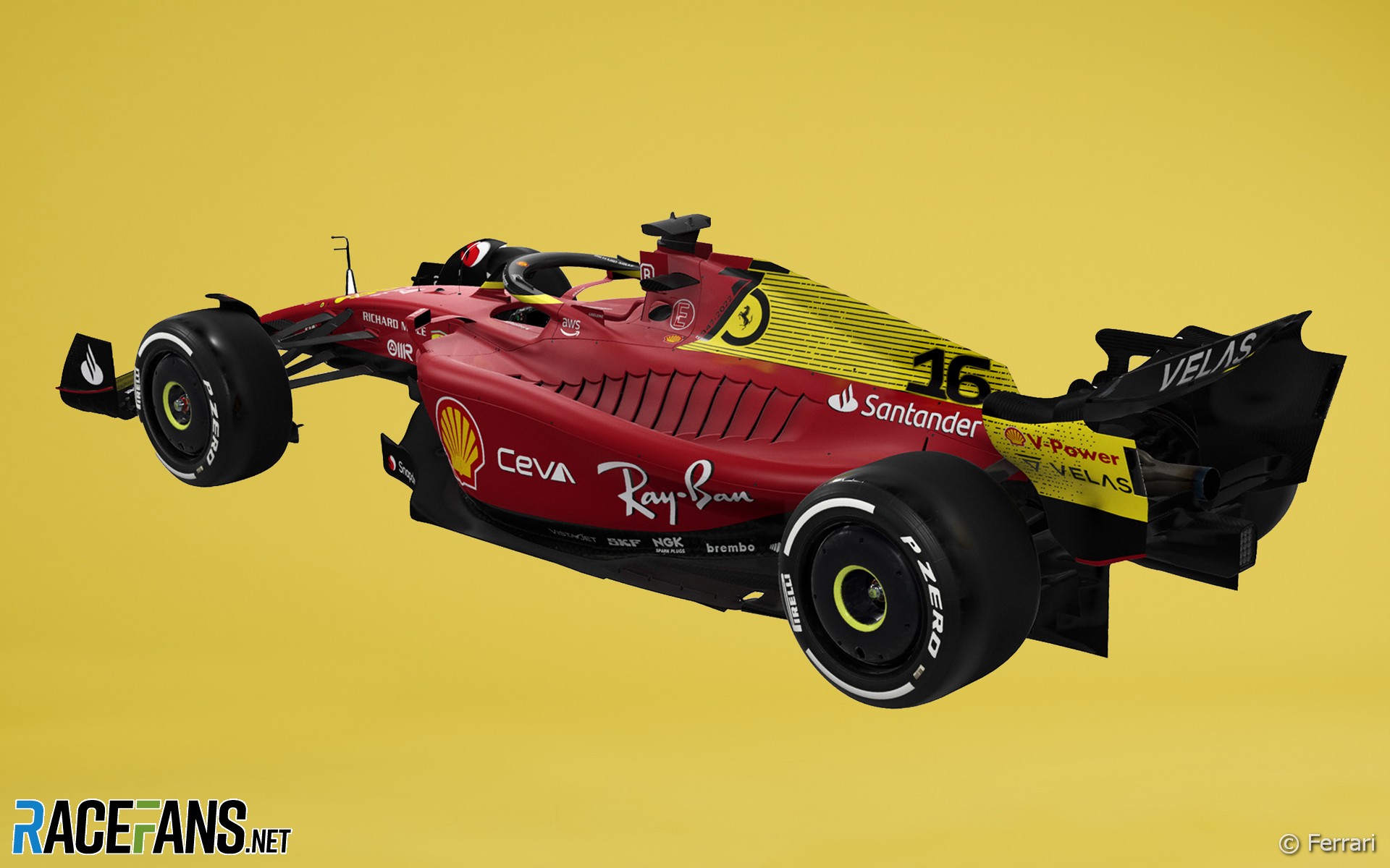 Ferrari's yellow livery for Monza 100th anniversary at 2022 Italian Grand Prix · RaceFans