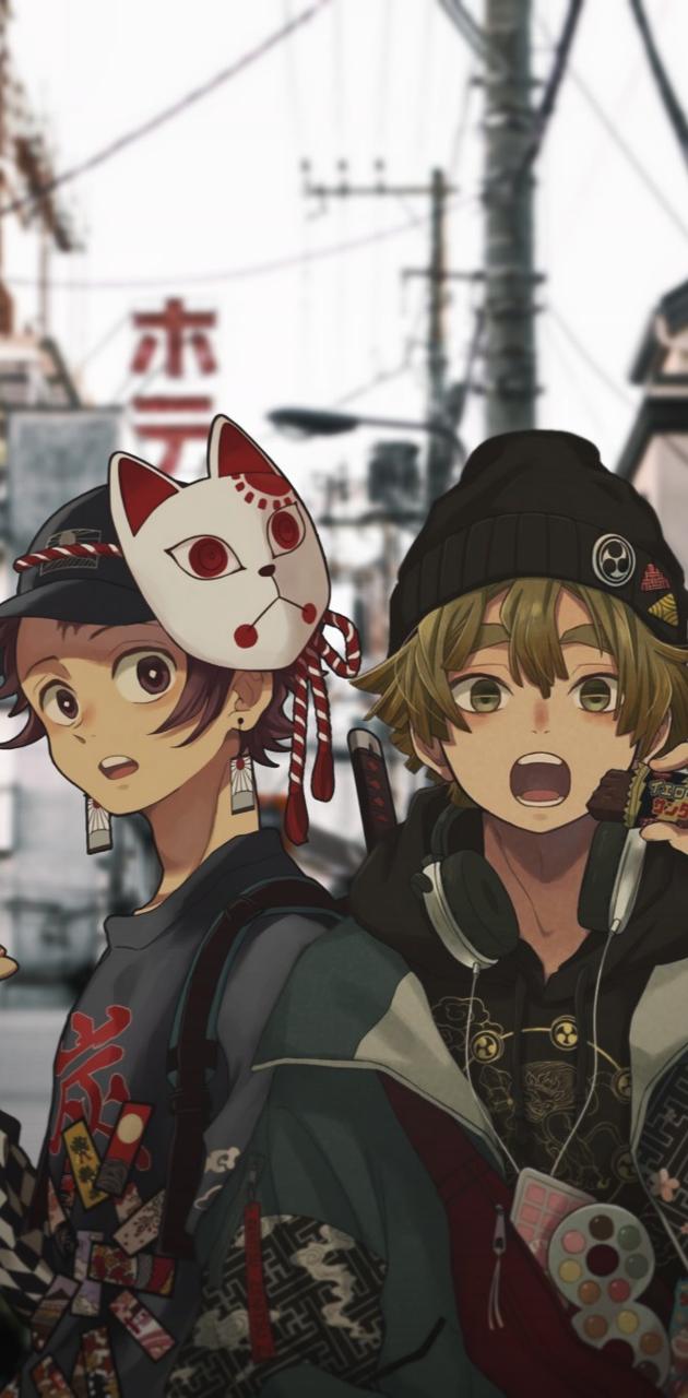 Tanjiro and Zenitsu wallpaper