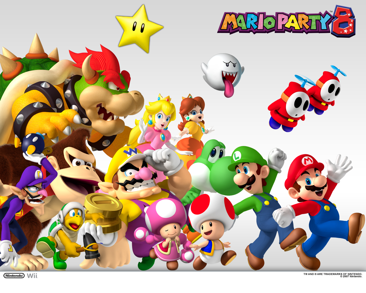 Mario Party 8 Villains Wallpaper