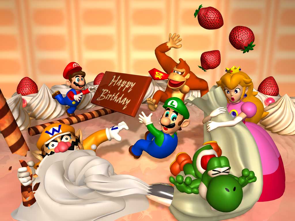 Free download Mario Party Nintendo 64 Artwork including Characters Game Board Art [1024x768] for your Desktop, Mobile & Tablet. Explore Nintendo Birthday Wallpaper. Nintendo Wallpaper, Birthday Background, Nintendo Wallpaper