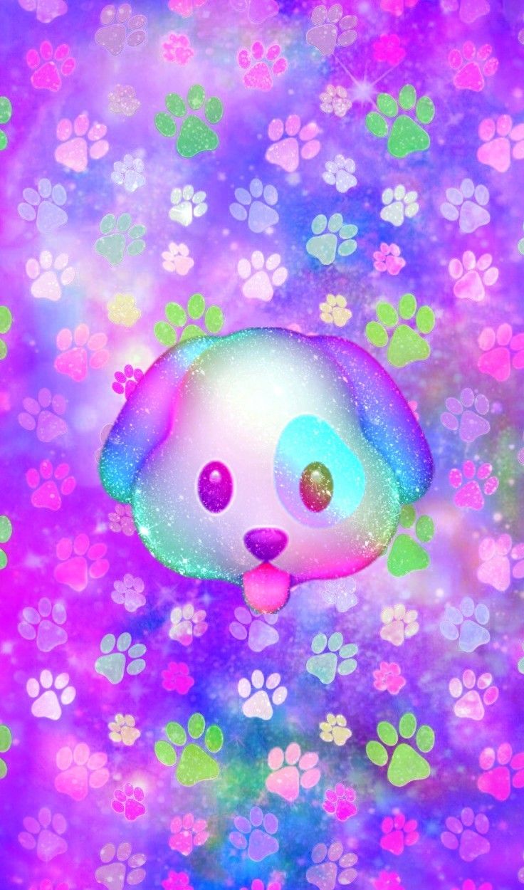 Galaxy Puppy Emoji, made by me. Emoji wallpaper, Phone background patterns, Wallpaper background