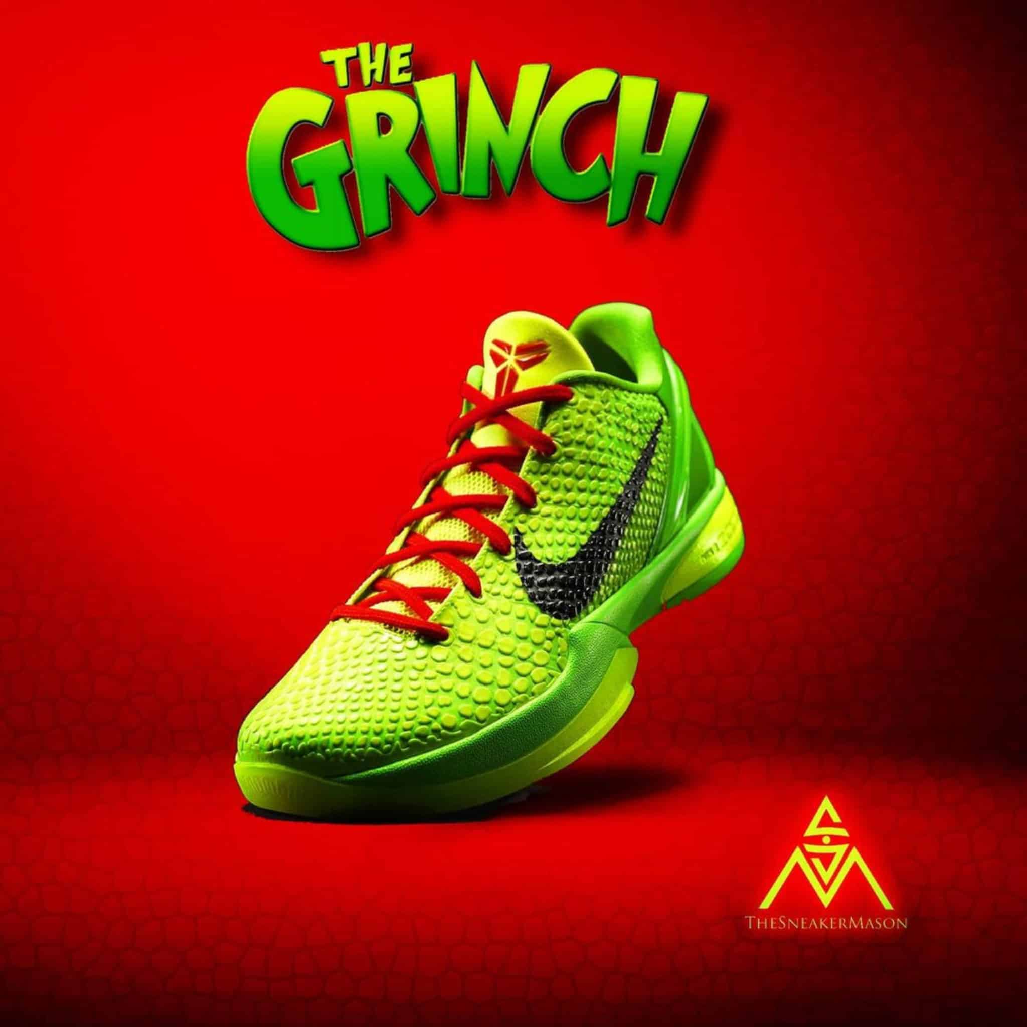Kobe 6 protro green apple Grinch comes to town christmas eve