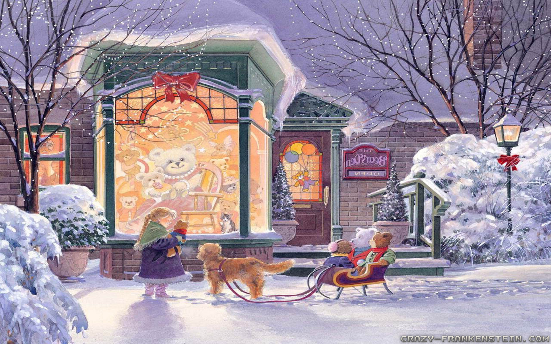 Winter Christmas wallpaper