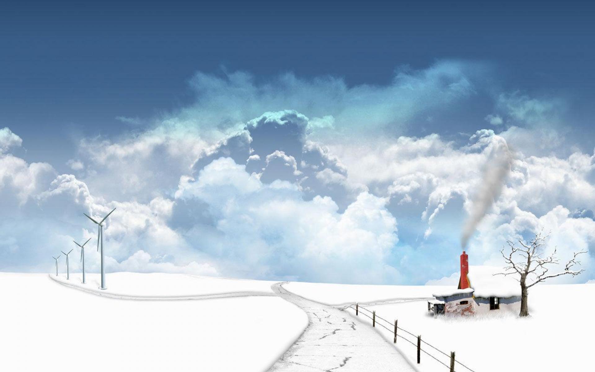 Fantasy Winter Landscape