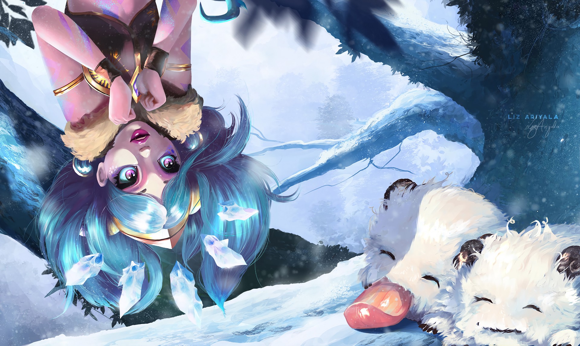 Winter Wonderland Neeko. Wallpaper & Fan Arts. League Of Legends