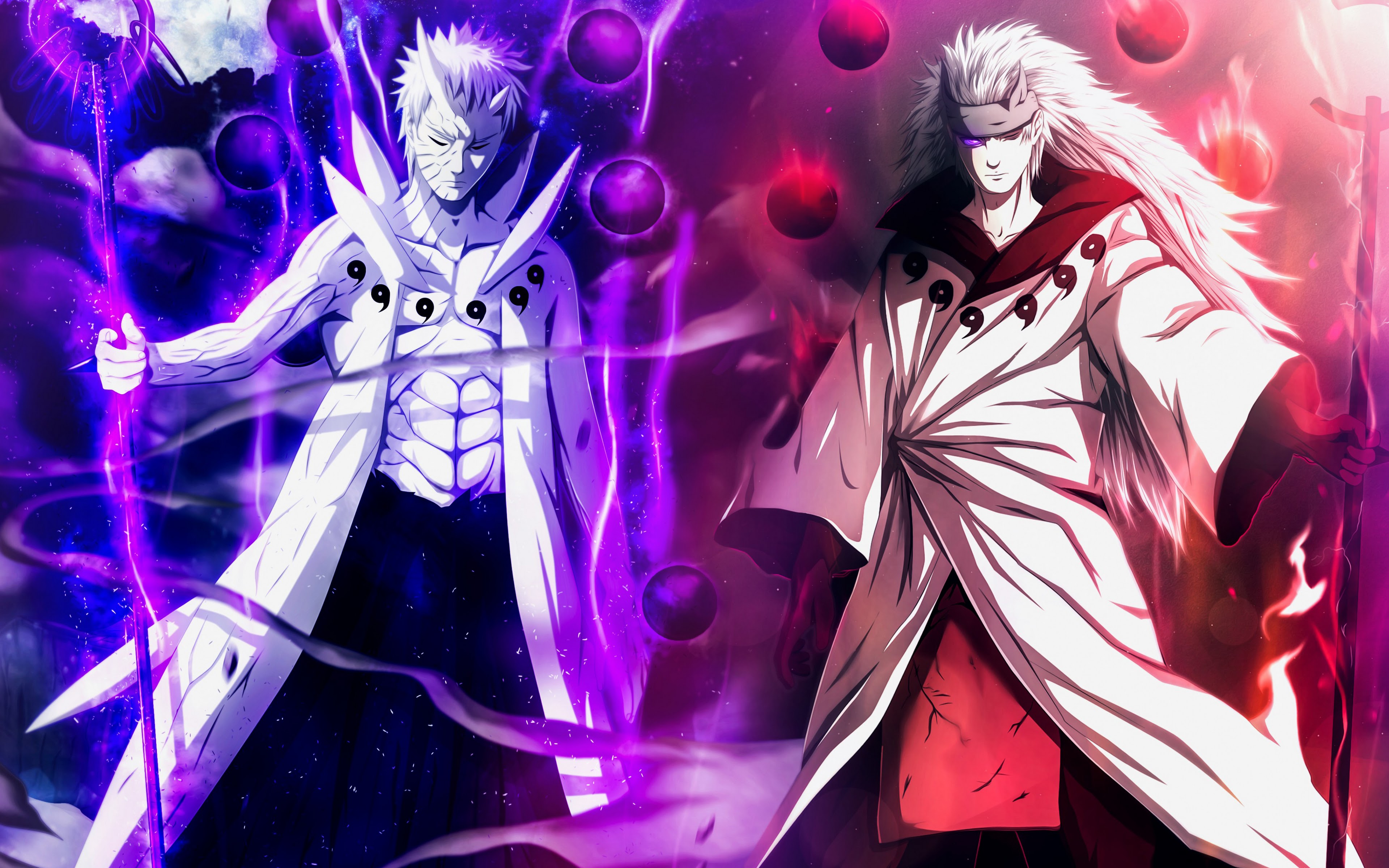 Madara Obito Sage of Six Paths 4K Wallpaper