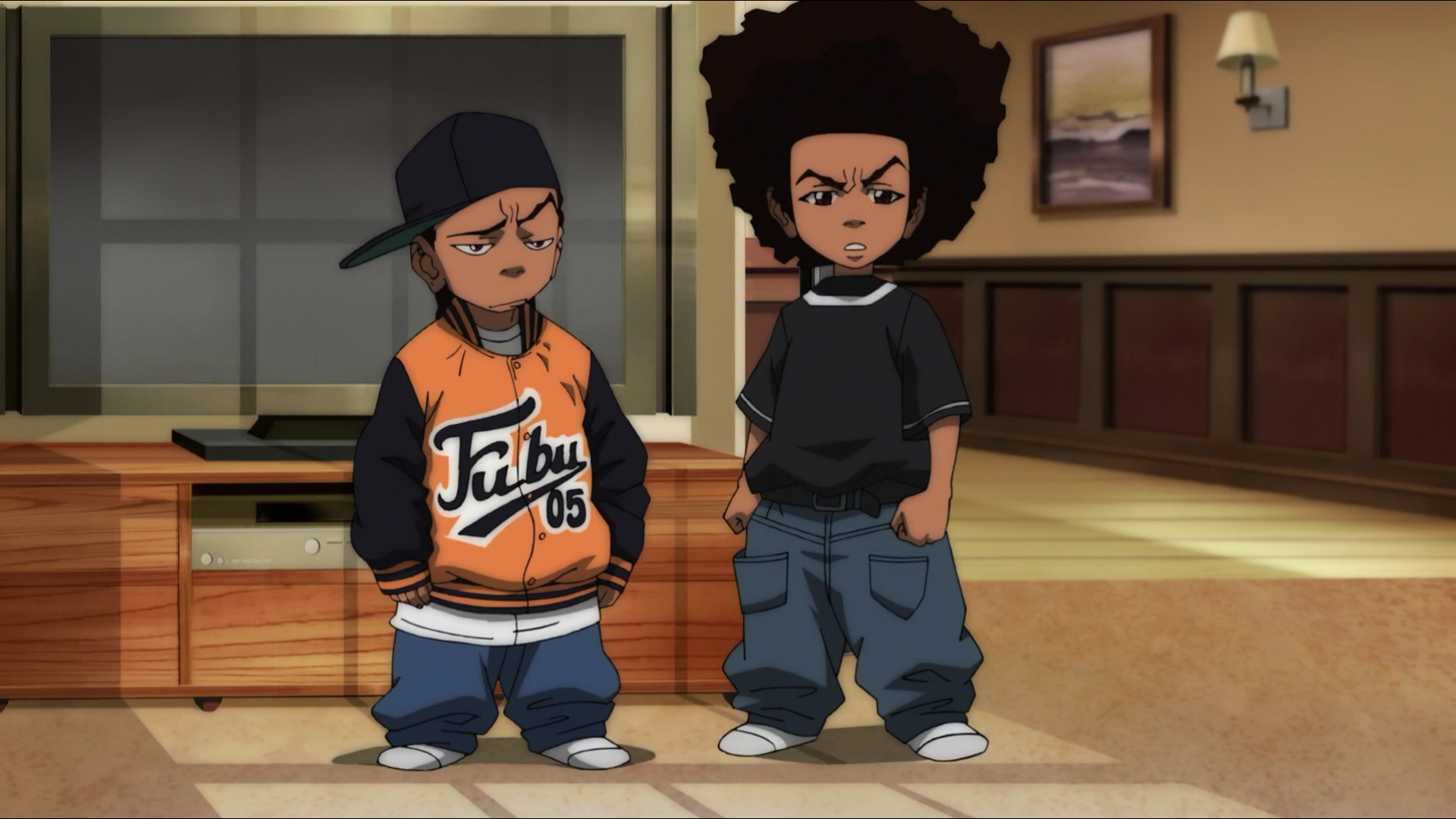Boondocks Wallpaper Huey and Riley