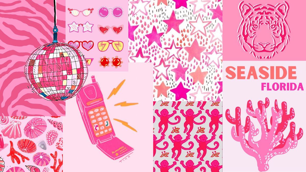 preppy pink desktop wallpaper!!. Preppy wallpaper, Pink wallpaper laptop, Wallpaper iphone cute