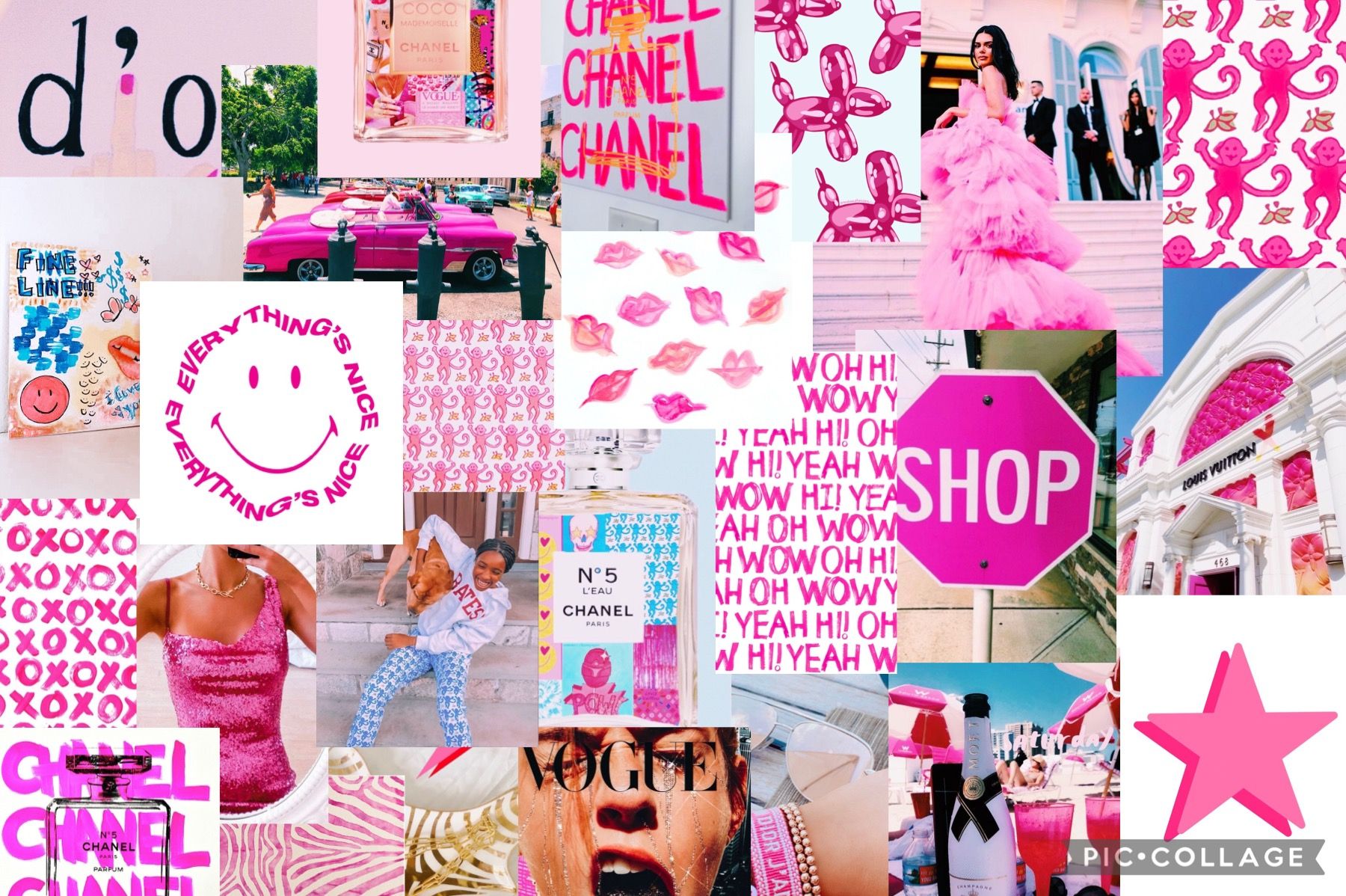 Pink Preppy Computer Wallpapers - Wallpaper Cave