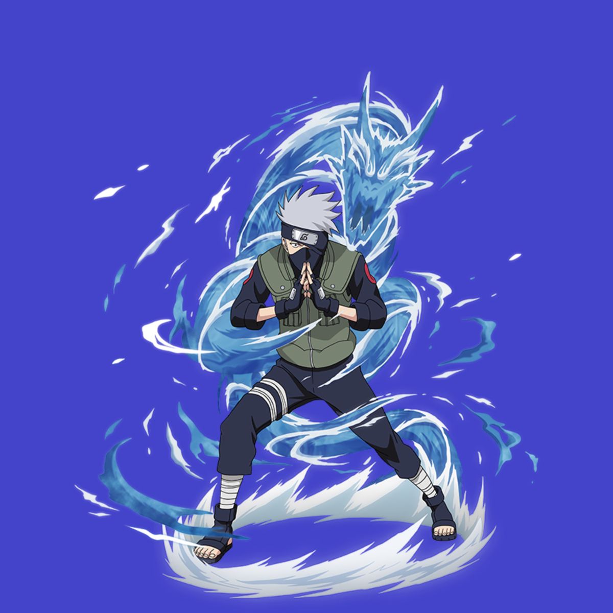 Kakashi Aesthetic Blue Wallpapers - Wallpaper Cave