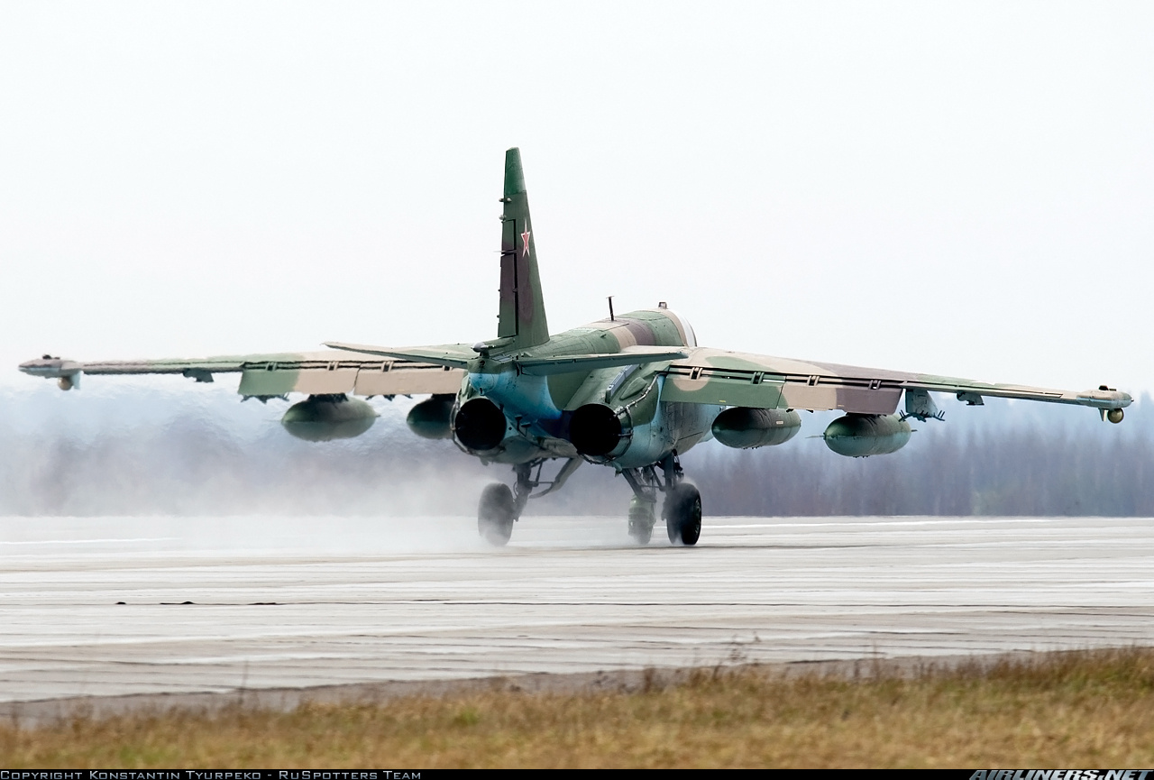 Sukhoi Su 25 Force. Aviation Photo