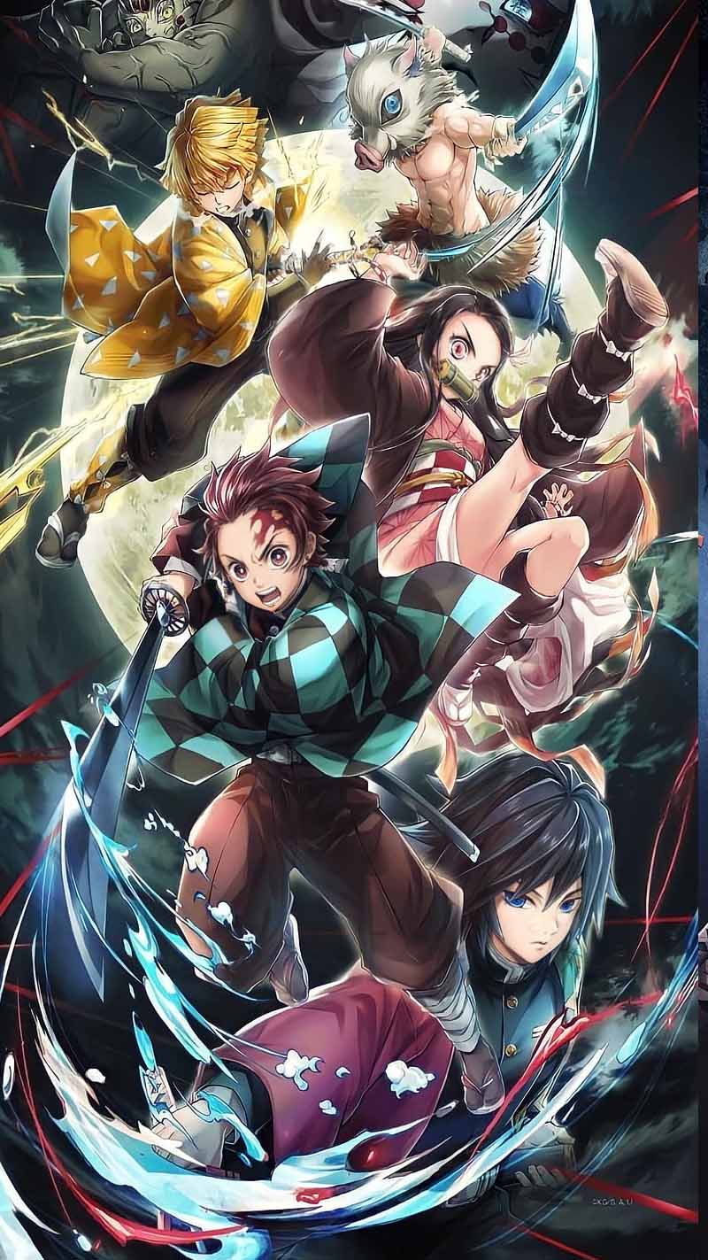 4K HD Demon slayer Wallpapers for Mobile in 2023