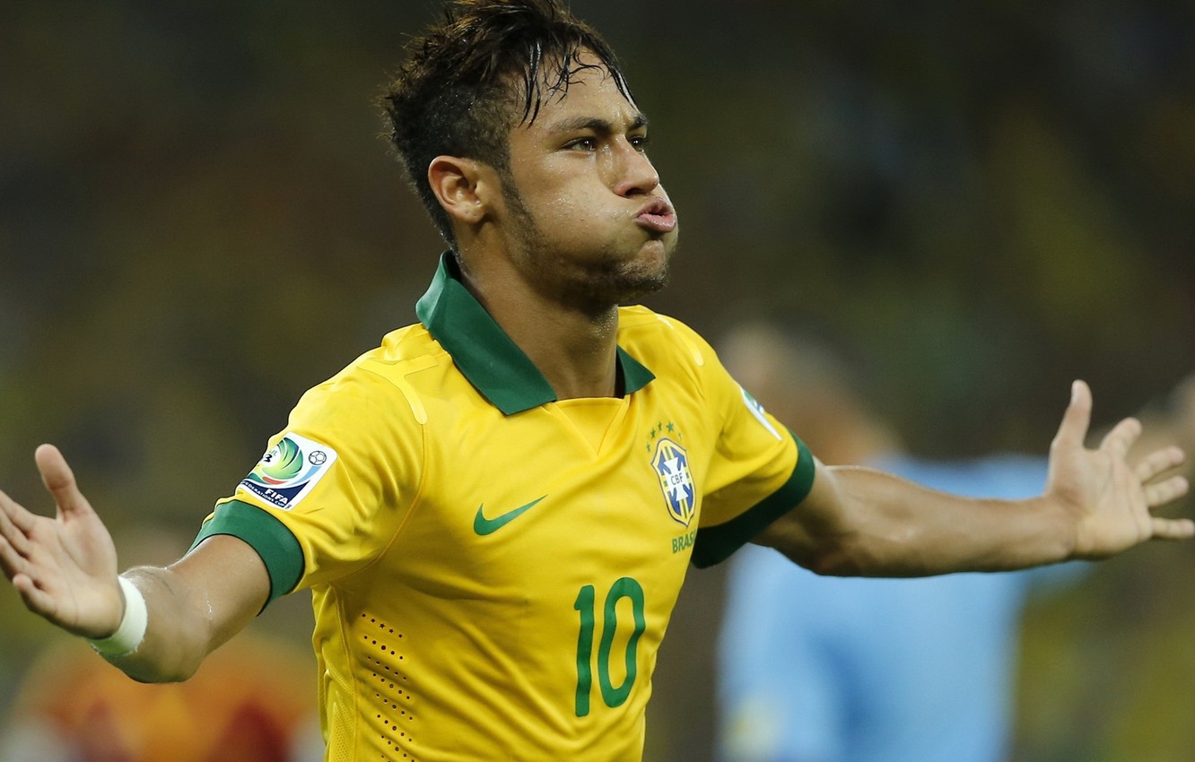 Wallpaper Brazil, Neymar, soccer player image for desktop, section мужчины
