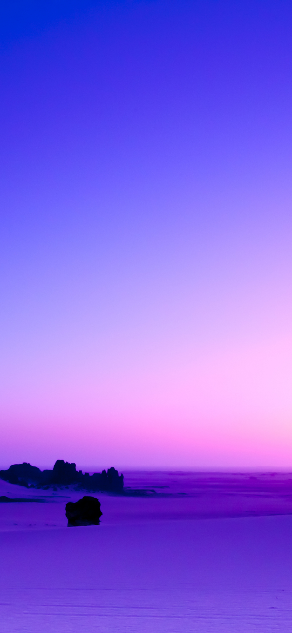Download wallpaper 1125x2436 purple, sunset, skyline, desert, landscape, iphone x, 1125x2436 HD background, 8643