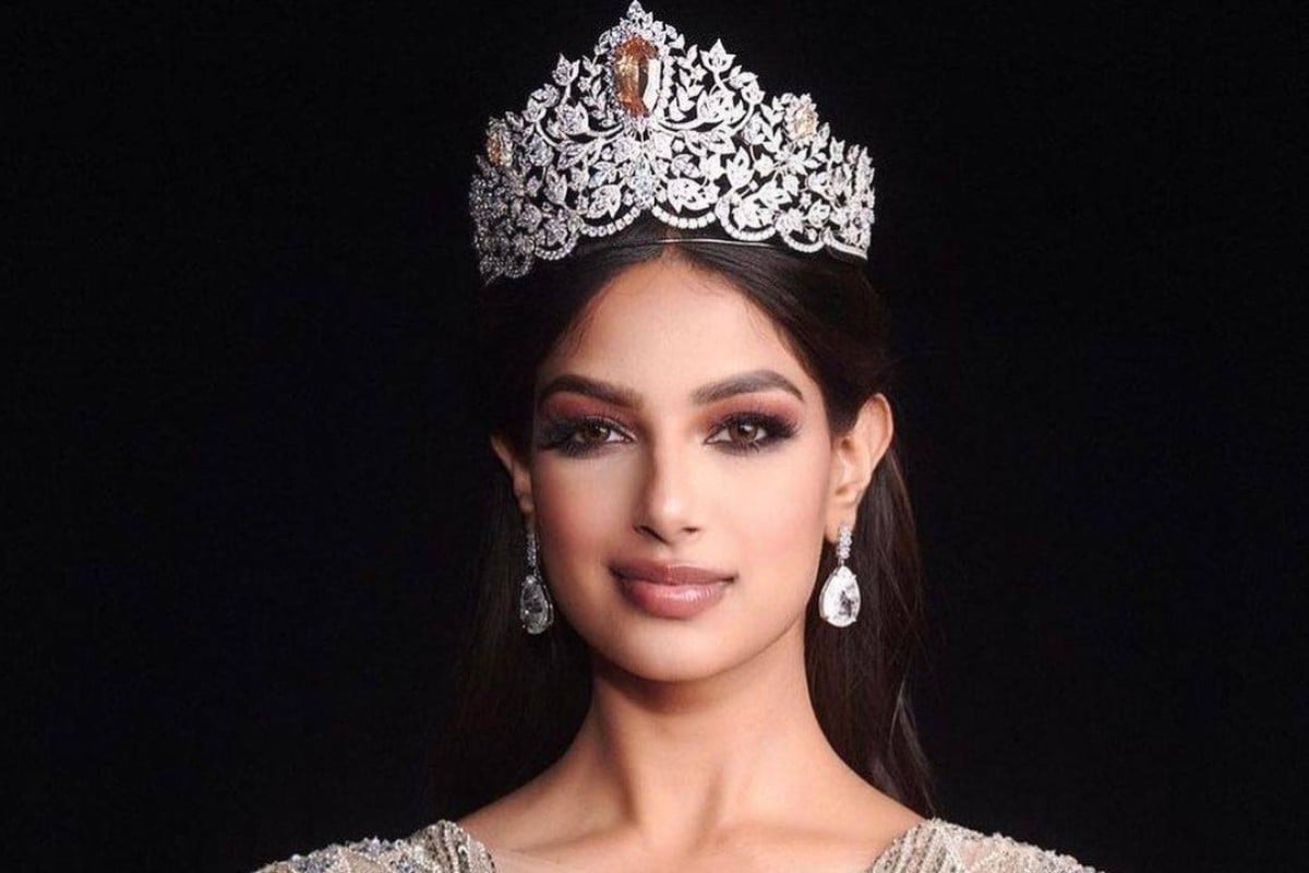 Meet Miss Universe 2021, Harnaaz Sandhu: the pageant's third Indian winner is a yoga addict, stans Priyanka Chopra and won in a dress by trans designer Saisha Shinde. South China Morning Post