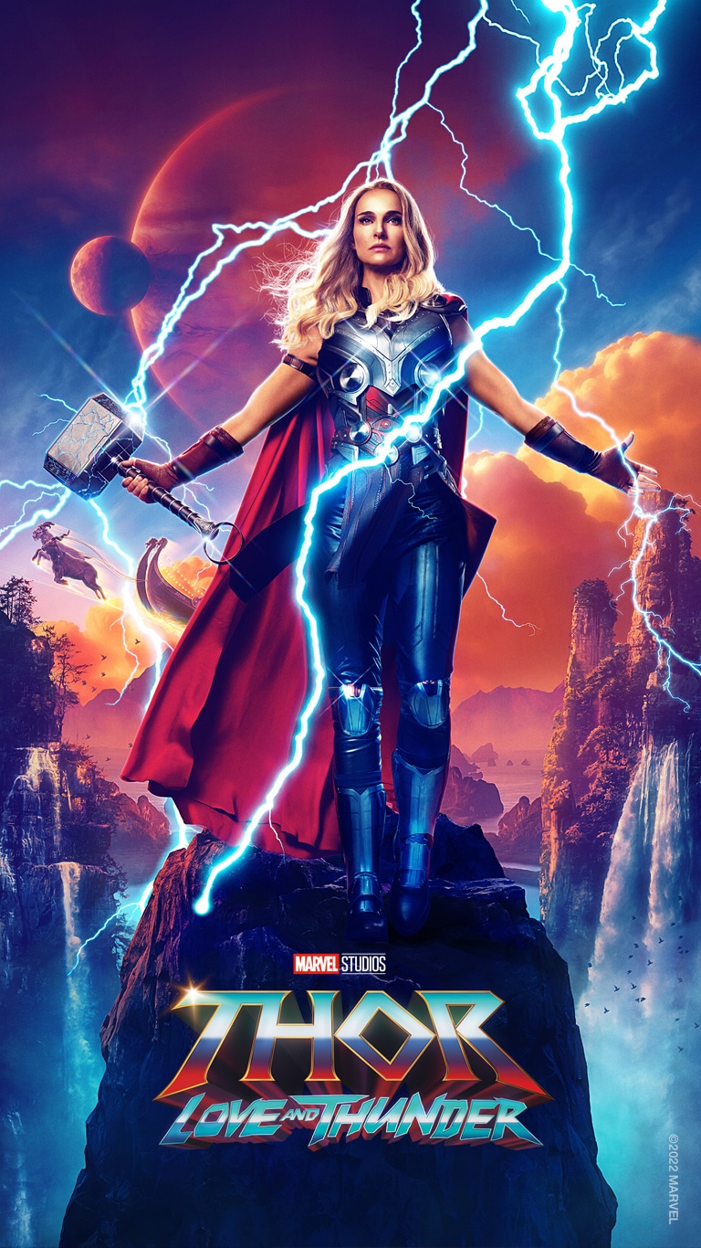 Wield the power of Love and Thunder with our Thor themed wallpaper
