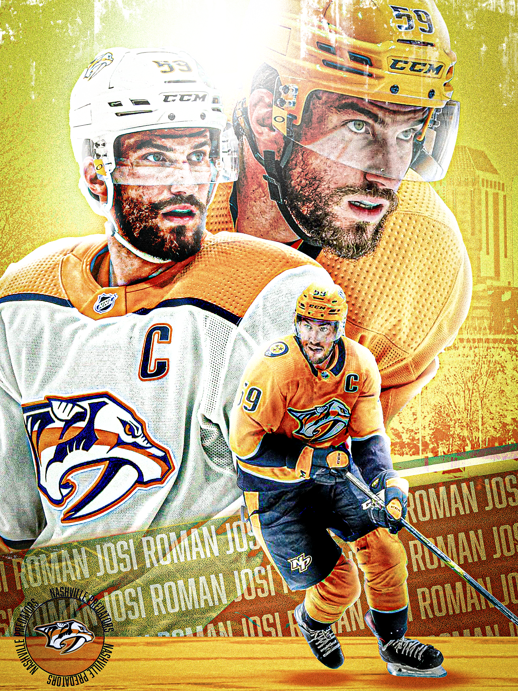 Since Hockey is back, I made a Josi Wallpaper