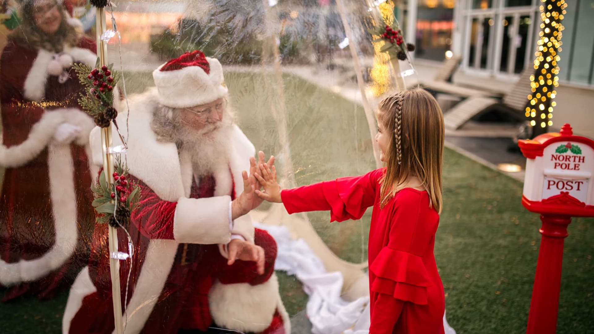 Mall Santas to use igloos and virtual visits, as Covid cases surge