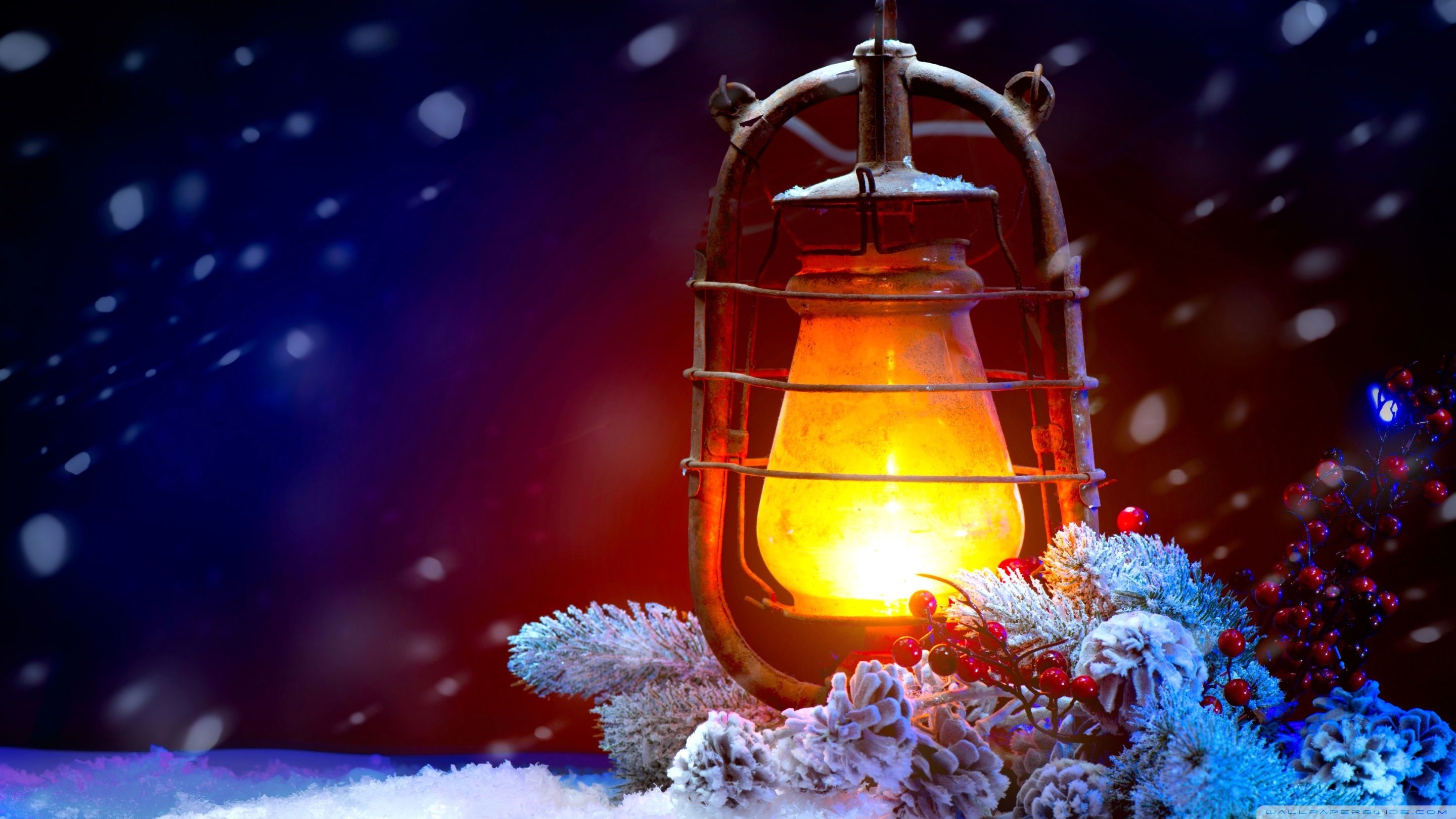 Christmas Lights Ultra HD Desktop Background Wallpaper for 4K UHD TV, Tablet