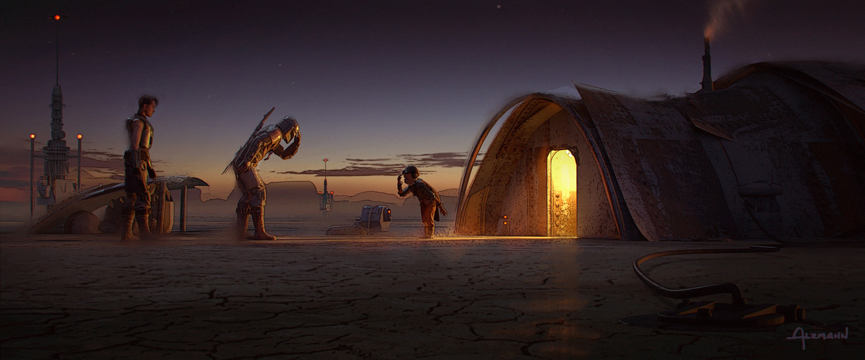 TV Series, concept art, The Mandalorian, Star Wars Gallery HD Wallpaper