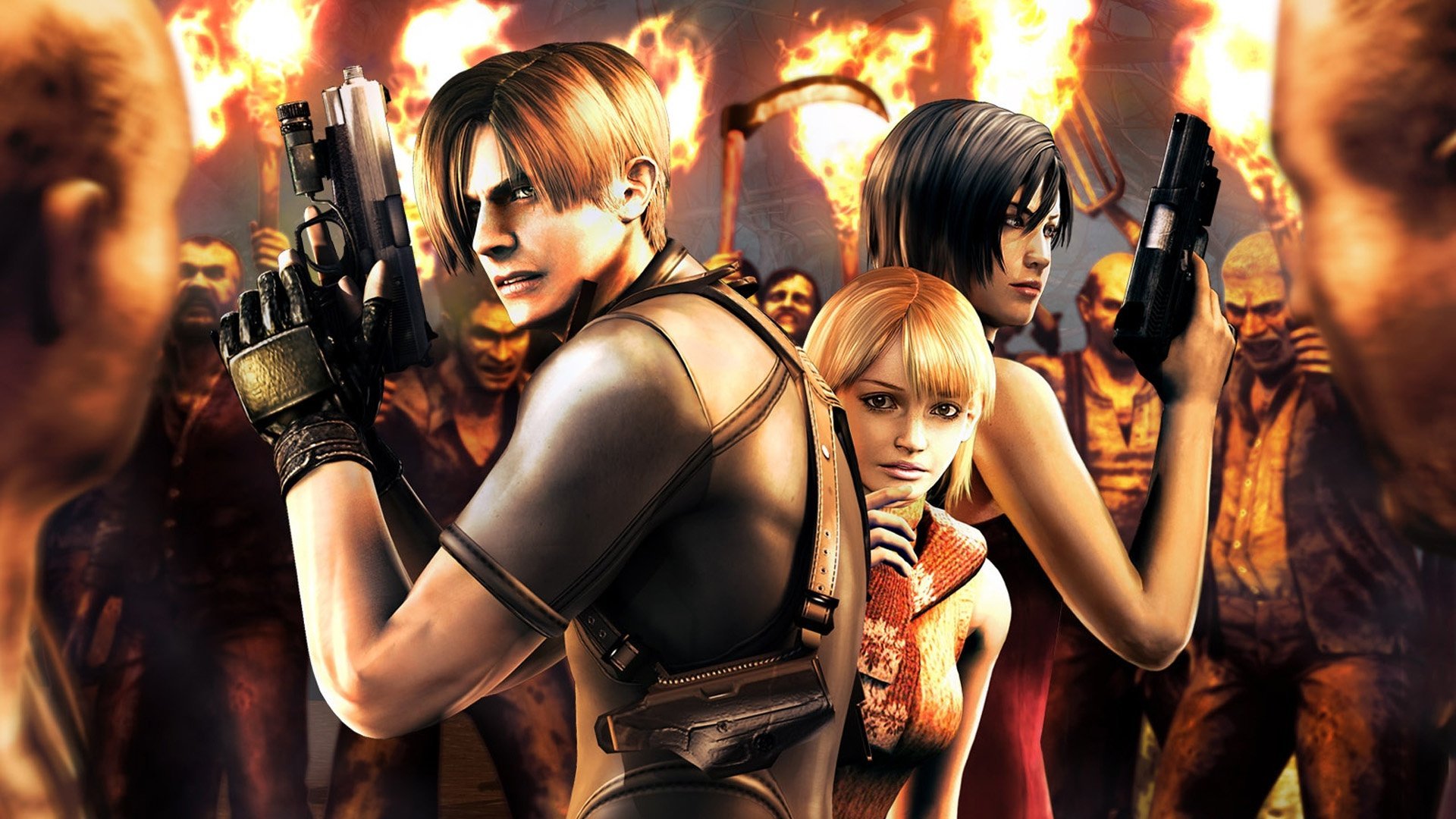 Spoiler] Preview of the Resident Evil 4 (2023) bonus digital wallpaper,   JP digital edition purchase; Image courtesy of the Official  Biohazard Facebook page : r/residentevil