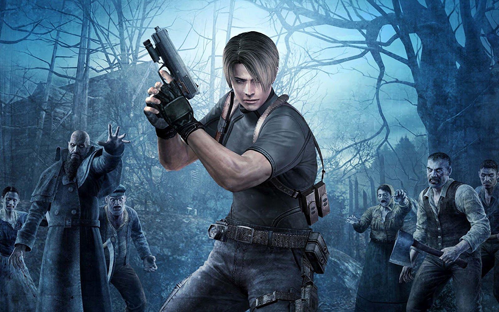 4K Leon Resident Evil 4 Remake Wallpaper #5021h
