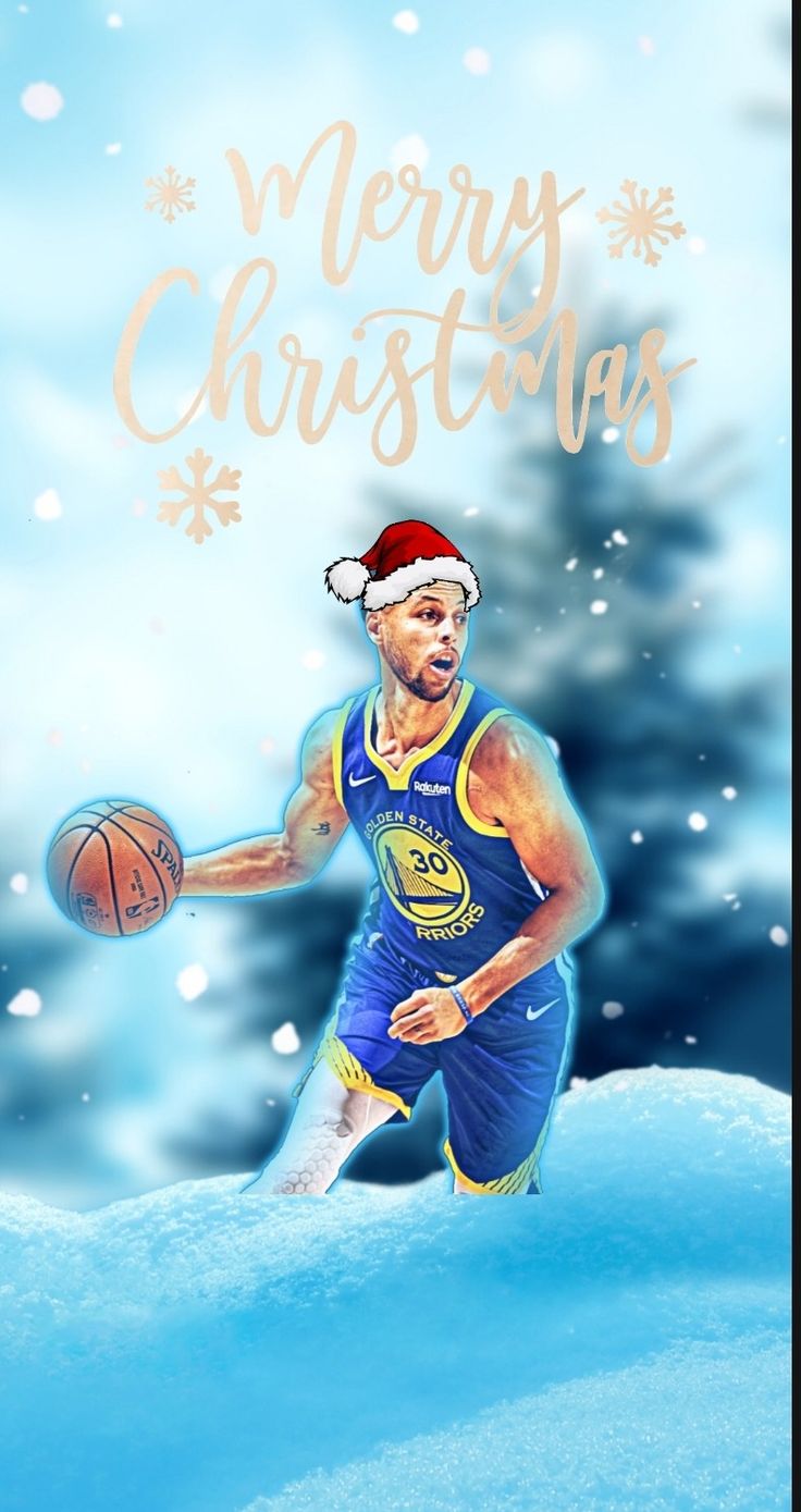 Warriors Christmas Wallpaper. Stephen curry wallpaper, Curry wallpaper, Christmas wallpaper