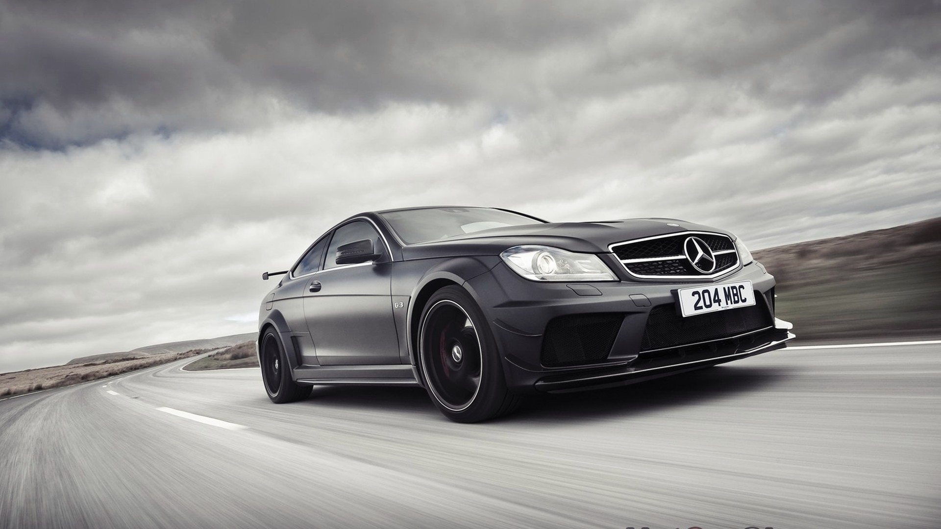 Black Cars Roads Automotive Royal Respect Mercedes Benz Black Series C63 AMG Mercedes Benz C63 Black Series Automobiles Mercedes Benz C63 Black Series Coupe Wallpaperx1080