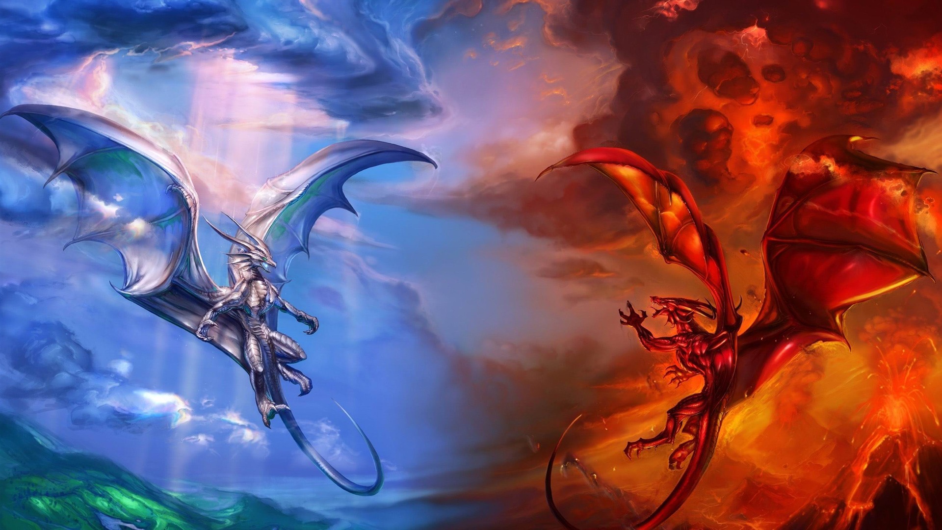 ice dragon vs fire