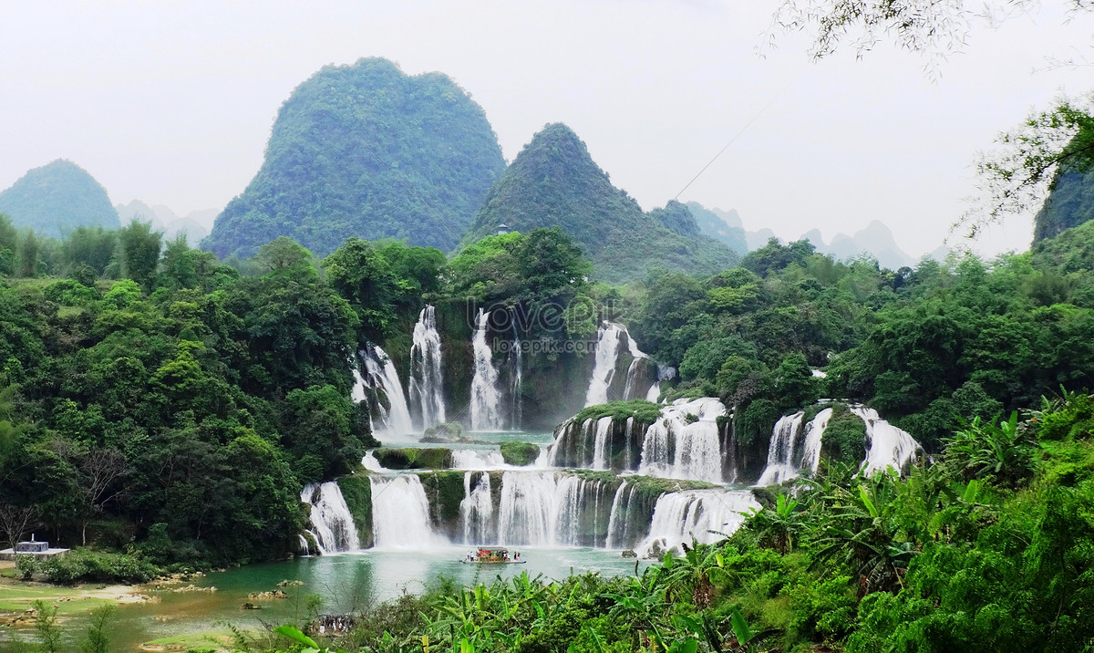 Detian Waterfall Guangxi Picture And HD Photo. Free Download On Lovepik