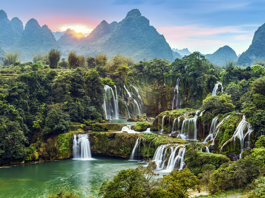 Detian Transnational Waterfall Scenic Spot, Guangxi Zhuang autonomous region