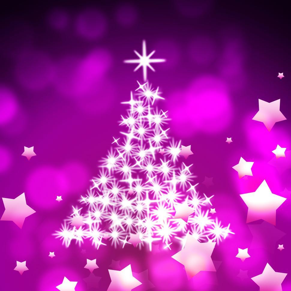 Free of Xmas Tree Represents Bokeh Lights And Color. Download Free Image and Free Illustrations