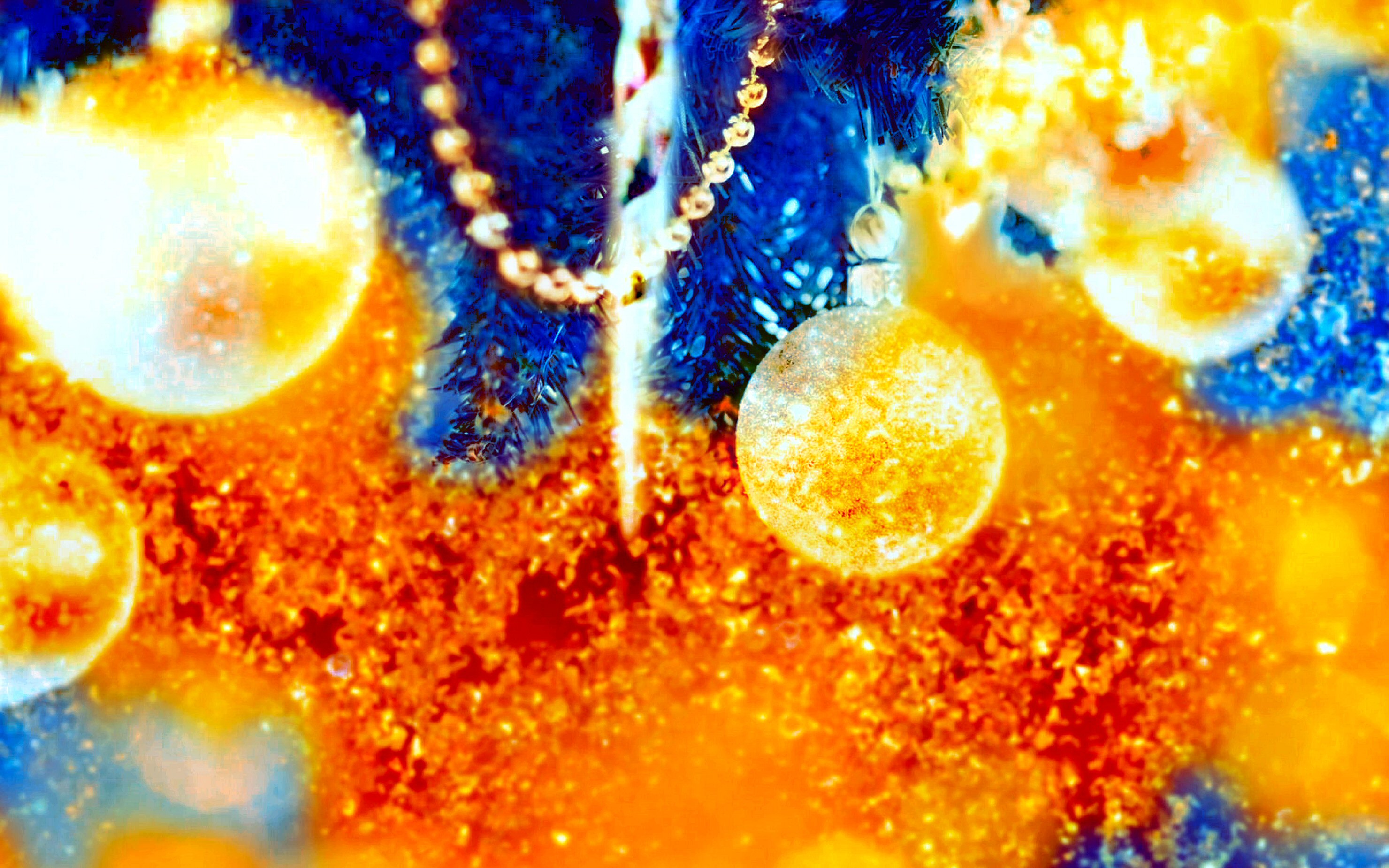 Blue And Orange Christmas Wallpapers - Wallpaper Cave